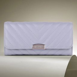 Women Casual Purple Artificial Leather Wallet-image-9