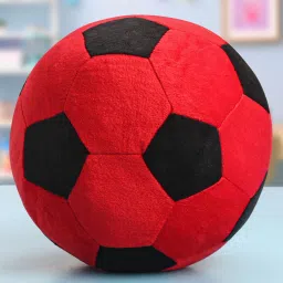 Red Black Ball Plush Toy for Kids - 25 cm-47