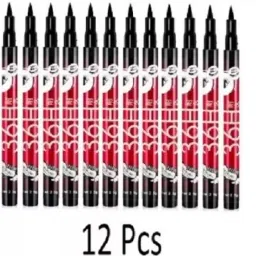 RETRIX 36H Waterproof Long Lasting Liquid EyeLiner Combo (Deep Black12 Piece's) 36 g-picture-24