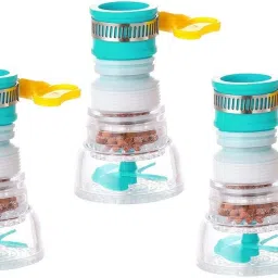 3 Pcs Faucet Water-Saving Filter Shower Head Anti-Splash Stream Tap HealthFaucet-10