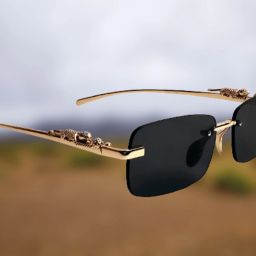 UV Protection Retro Square Sunglasses (Free Size)-image-57