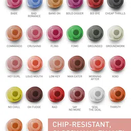 MyGlamm Set Of 2 LIT Long-Lasting Flawless Texture Nail Enamel 7ml Each - Hey Gurl image 5
