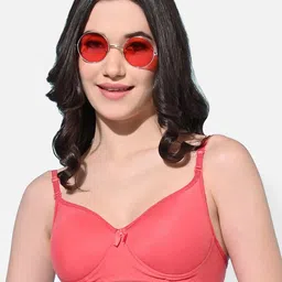 FIMS Pack Of 3 Full Coverage Lightly Padded Everyday Bras With All Day Comfort image 3