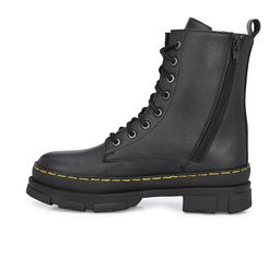 Delize Black High-Top Block Heeled Boots image 2