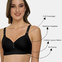 Tweens Pack Of 2 Lightly Padded Full Coverage Minimiser Bras With All Day Comfort image 5