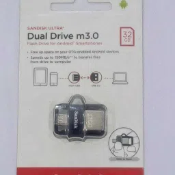 SanDisk Dual Drive m3.0 32 GB OTG Drive Compatible with Desktop Computer, Mobile, Tablet, Television, Laptop USB 3.0 Plastic Case-9