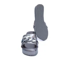 Dapper Feet-Fancy Nancy Embellished Open Toe Wedges image 5