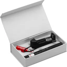 XTRDT Green Laser Pointer Presentation 2 in 1 Out Put Power 100 MW Class 3rd B Output Wavelength 532NM with Starry Lense Battery Charger& Sefty Keys image 4