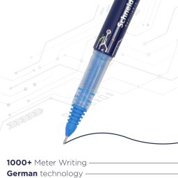 luxor schneider LX MAX | Needle Tip | 0.5 mm | 1000+ Meters Writing Length | German Technology Roller Ball Pen image 4