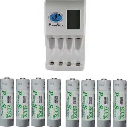 Power Smart Fast Charging Unit PS327 Combo With 2 Set 2950maHx4 AA Ready To Use CellsCamera Battery Charger-picture-14
