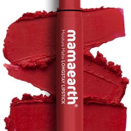 Moisture Matte Longstay Lipstick for 12 Hour Long Stay- Raspberry Scarlet-image-86