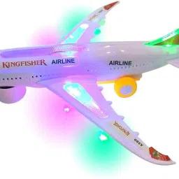 New Battery Operated Aeroplane Toy with Attractive Flashing Lights-image-3