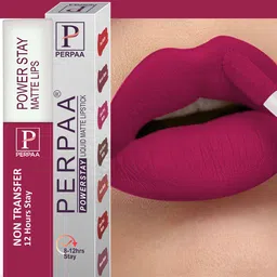 PERPAA Set Of 2 Power Stay Non Transfer Liquid Matte Lipstick 5ml Each - Shades 10 & 22 image 3
