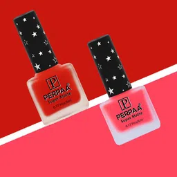 PERPAA Set Of 2 Super Matte Quick-Dry & Long Lasting Nail Polish - 6 ml Each-4