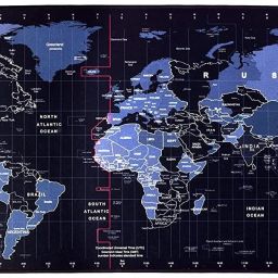 SEAGULL Large World Map Gaming Mouse Pad, Extended Desk Mouse Pad, Anti-Fray Non-Slip Mousepad-10