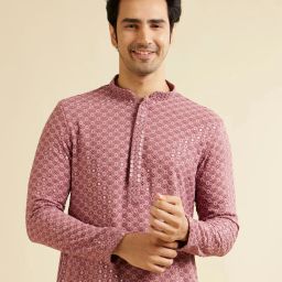 Kurta set for men Self Design Kurta, Salwar & Dupatta Set-image-84