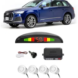 PKNA0656 White Car Reverse Parking Sensor with LED Display 4 Sensor PKNA0656 Parking Sensor-17