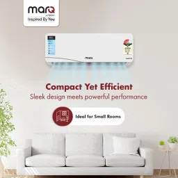 marq by flipkart 2025 Model 0.7 ton 3 Star Split Inverter 4-in-1 Convertible with Turbo Cool Technology AC- White image 5