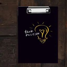 Be Positive Digital Reprint Clip Board Exam Pad (14x10 Inches) exam pad-picture-13