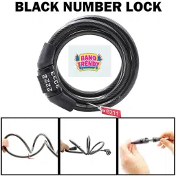 Cycle Number Lock, Chain Cable Bike/Bicycle Lock Cycle Lock 4 Digit Lock / Bicycle Lock-image-24