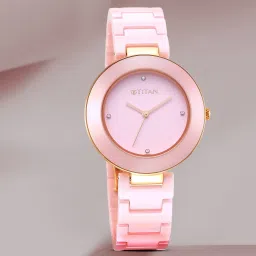 Purple Ceramic Analog Watch - For Women 95189KC03-picture-24
