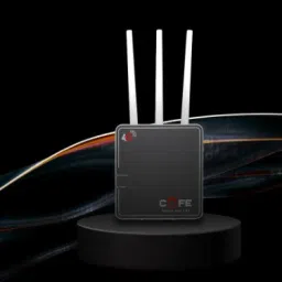 COFE 4G Sim Router with Triple Antenna, Support All GSM Sim with 120m Range Shopphub 4G Router 2.4 GHz 300 Mbps Wifi Speed Single Band External Antenna MiFi (Sim Based)-0