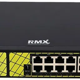 kathiriyas RMX 24-AI Port Ethernet PoE++ Switch Support with AF 2-Port Network Uplink Port 24 Ports 100 Mbps Network Switch-46