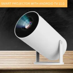 Guggu Protable Projector for Home 4K Support With Built-in App Netflix/YouTubeP77 (4500 lm / 1 Speaker / Wireless / Remote Controller) Portable Projector-7