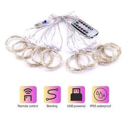 Homesake Warm White 8 Modes Curtain Fairy String Lights image 3