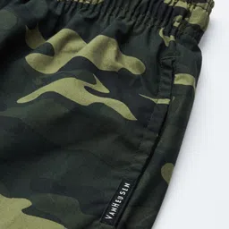 van heusen innerwear Van Heusen Athleisure Men ASP-15 Print Soft Suede Touch Functional Pocket Lounge Shorts image 5