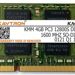 KAVTRON NA DDR3 4 GB Laptop (4GB DDR3 Ram for Laptop PC3-12800S 1600Mhz) image 2
