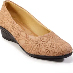 Fullos Beauty Women’s Floral Textured Wedge Casual Bellies with Memory Foam Sole Bellies For Women-image-99