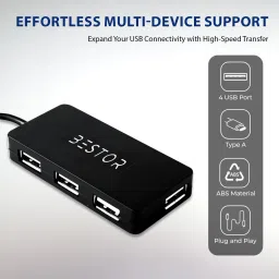 Bestor Set of 5 Combo,USB Wired Keyboard,Wire Mouse,Mouse Pad, Card Reader,4port HUB Combo Set image 3