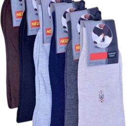 Men Solid Mid-Calf/Crew-image-64