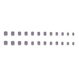 LICK 12 Pcs Square Artificial Reusable Press On Nail Extension with Application Kit-Purple image 2