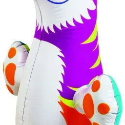 Bop Shape 3-D Punching Hit Me Bag, (Keep Water in Base) Inflatable HitMe Toys-15