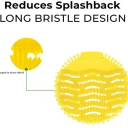 nency enterprise Plastic Urinal Screen Mats with Fragrance for Bathroom Use (Lemon) -10 Pcs Set Waterless Commode Urinal image 2
