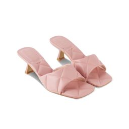 Tresmode SICILLY Textured Open Toe Block Heels image 3