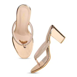 Shezone Embellished Block Heels image 4