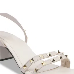 Try Me Embellished Open Toe Backstrap Block Heels image 2