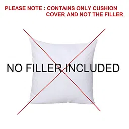 Textile and Beyond Off White Cotton Square Cushion Covers image 2