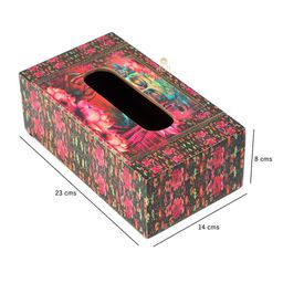 DULI Printed Tissues and Napkin Holder In MDF Wood image 4