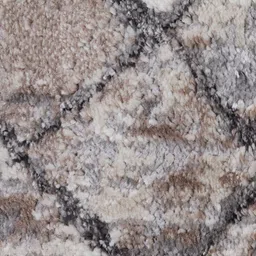 OBSESSIONS Grey & Brown Abstract Printed Anti Static Floor Runner image 4