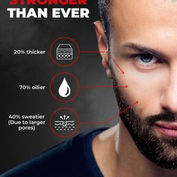 BEARDO Set Of 2 Oil Control & Anti-Pollution 3-In-1 Activated Charcoal Facewash-100ml Each image 4