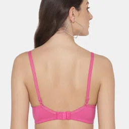 Tweens Brown & Fuchsia Set of 2 Non Wired Lightly Padded Full Coverage T-shirt Bra image 3