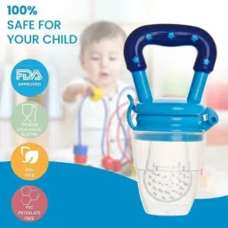 Baby BPA Free Silicon Teether for Food Feeding Teether and Feeder-0