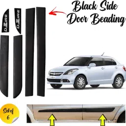 PREMIUM QUALITY Black Side Car BEEDING Compatible FOR Maruti Swift dzire 2012-16 Car Beading Roll For Door-22