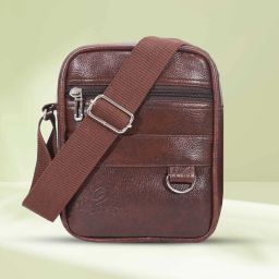 Brown Men Sling Bag Trendy Sling bag-image-91
