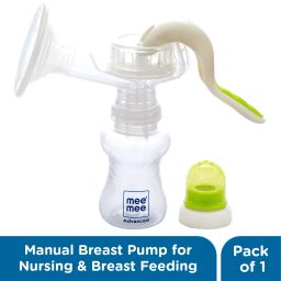meemee Manual Breast Pump for Nursing & Breastfeeding |Soft & Gentle- Manual-picture-46