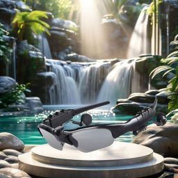 Frony Sunglass with Bluetooth Earbuds, Music and bluetooth headset and mic WJ361-image-61